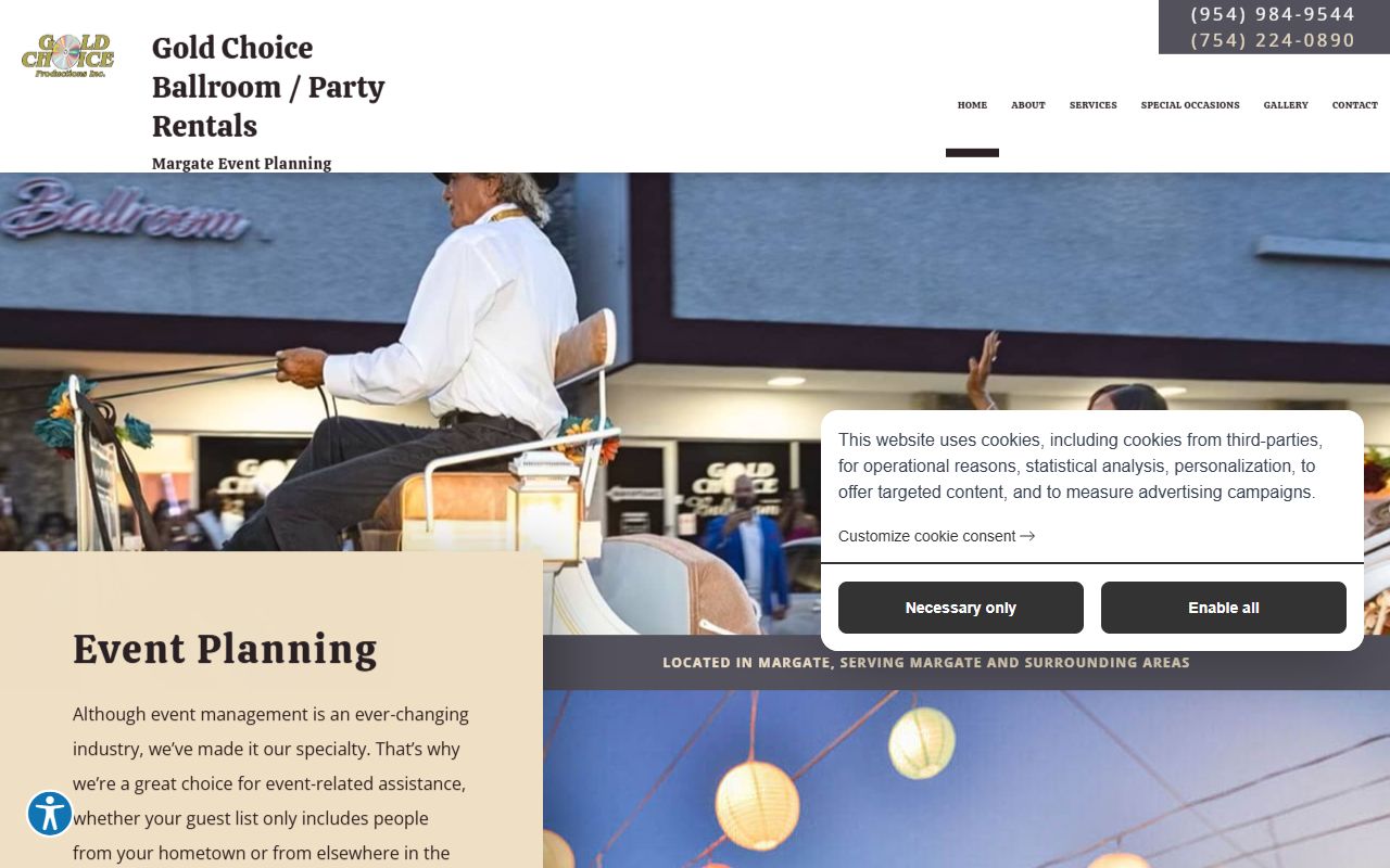 Gold Choice Party Rental