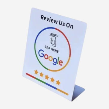 Google Reviews NFC Table Stands